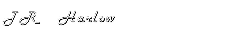 TR Harlow font